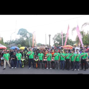 Peringati Hari Bhayangkara ke 78 Polres Batanghari Gelar Road Race Sumatera Cup Prix 2024