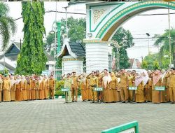 Bupati Batanghari selaku inspektur upacara dalam pengendalian penduduk dan keluarga berencana