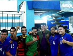 Bupati Batang Hari Membuka Open Turnamen Futsal di Desa Tenam